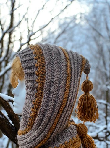 Hæklede huer/tørklæde m.v.