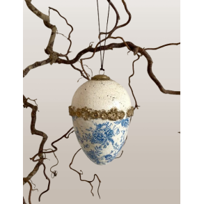 P�ske�g med bl� motiv