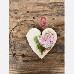 H�ndmalede hjerter til oph�ng