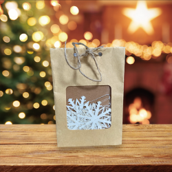 Speedtsberg Guirlande med snefnug, L�ngde 200 cm