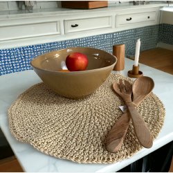 Dkkeserviet papir, natur