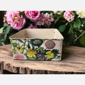 Vintage planteskuffe i zink