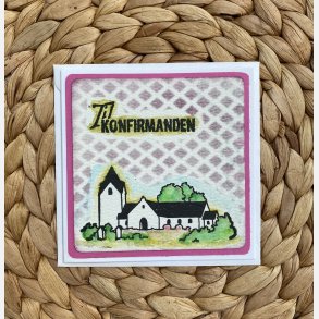 Kort, Pink konfirmand