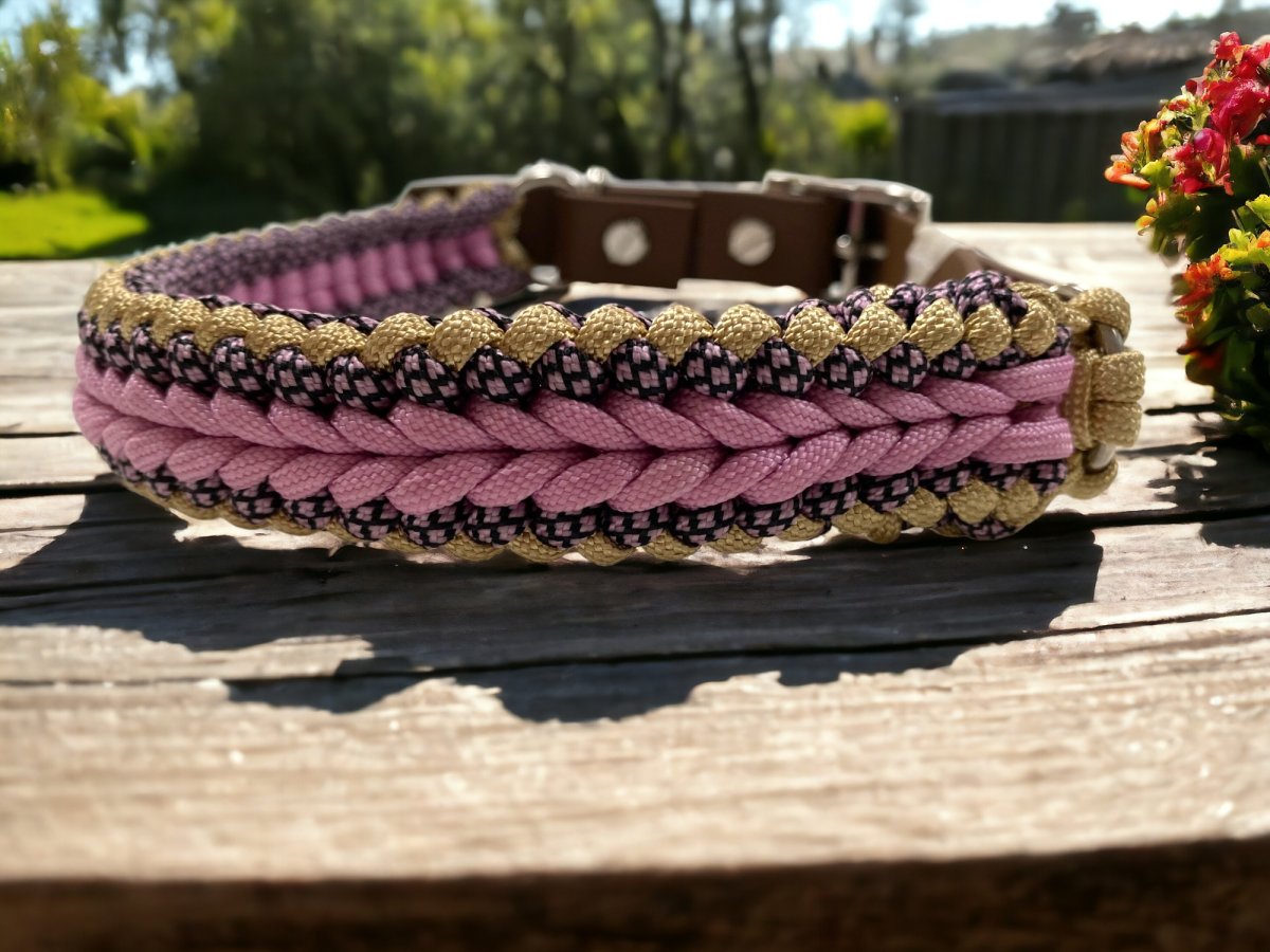 Ancol Indulgence Hundehalsband – Aus Weichem Leder, Gefaltet, Mit Innerem Kern Für Stabilität, In Beige/Soft Truffle