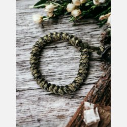 Armb�nd, Paracord, g�n/gulmeleret