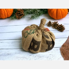 Gr�skar af kaffes�k (m. r�d/sort tekst)