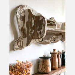 Rustik Hylde m. 3 kroge, Recycled