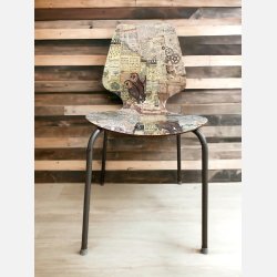 A.Stol m. decoupage, Genbrug