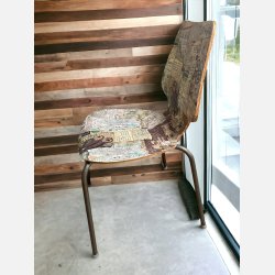 A.Stol m. decoupage, Genbrug