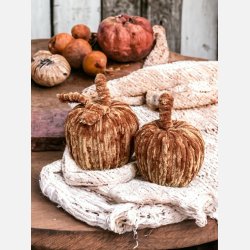 �ble og p�re af velour-garn, S�T