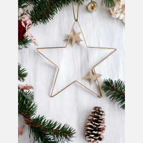 Stjerne, Guld : 30 cm