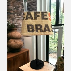 Lampesk�rm af kaffes�k "Caf�"