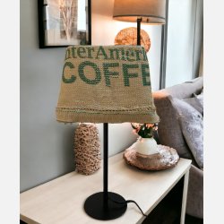 Lampesk�rm af kaffes�k "Coffee"