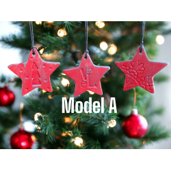 Stjerne-oph�ng, R�d, S�t � 3 stk