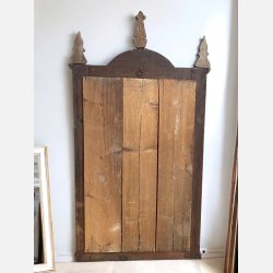 Stort retro spejl med udsk�ringer