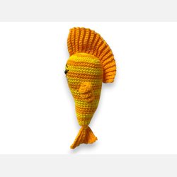 H�klet Stribet Guldfisk med rasle