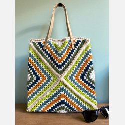 Stor h�klet taske/net "Biggy"