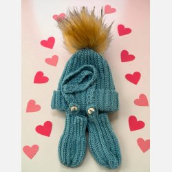 Hue og vante-st baby (0-1 md.)