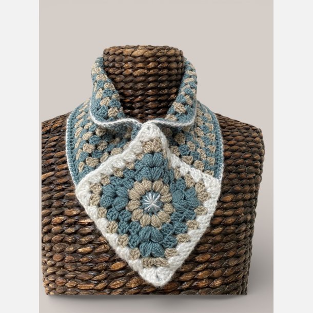 Halsdr�be Teal/Sand/Hvid