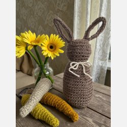 H�klet p�skehare, brun