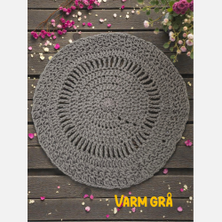 D�kkeserviet, h�klet, Lige kant �:35 cm