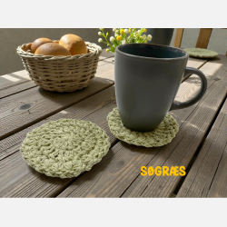 Coaster/glasbrikker, 2-pak �11 cm