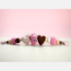 Hippo Barnevognsk�de 53 cm, h�ndlavet