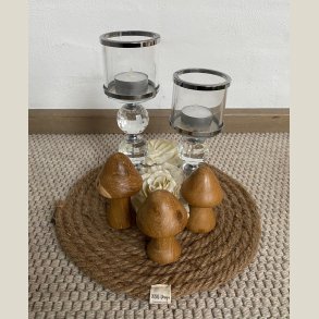 Natur-Decor af kraftigt reb, flere str.