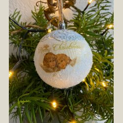 Julekugle "Engle krystal"