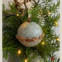 Julekugle "Antik gr�n"