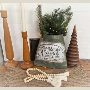 Tr�-perlek�de til pynt