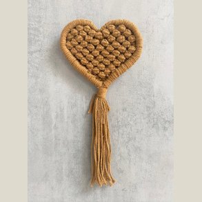 Macram� sv�vende hjerte 