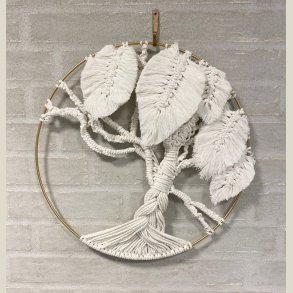 Macram� Livets tr� i metalring