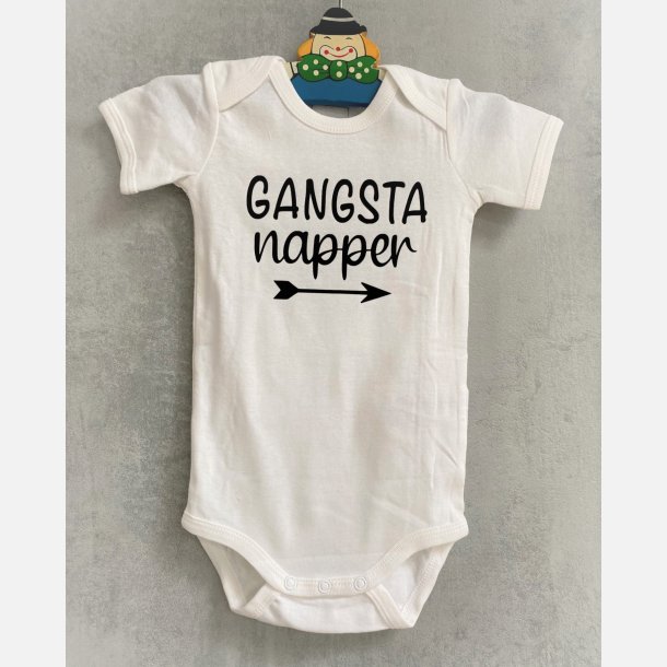 Bodystocking "Gangsta napper" Str. 80 (9-12 mdr.)