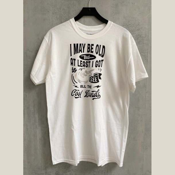 Herre T-Shirt Str. L m. tekst