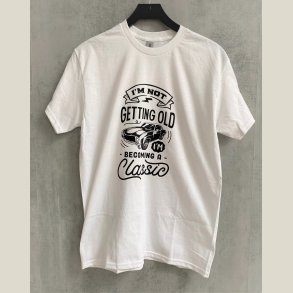 Herre T-Shirt Str. M med tekst