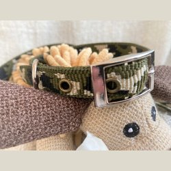 S�T m. hundeline + halsb�nd "Mocca" 