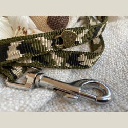 S�T m. hundeline + halsb�nd "Mocca" 