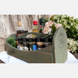 Tr�kasse til opbevaring Gr�n