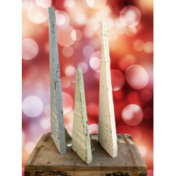 Juletr�er - Bl�/gr�n/offwhite s�t � 3 stk