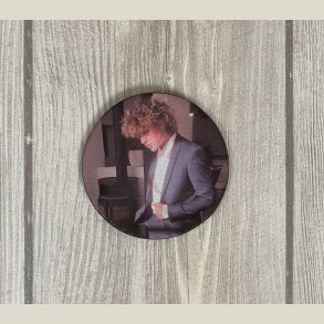 Coasters/Glasbrikker Rund �10 cm x 6 stk. - Eget design/billede