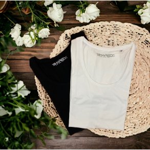 Dame T-shirt, m/rund hals 2-pack