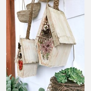 Fuglehus til oph�ng, r�d