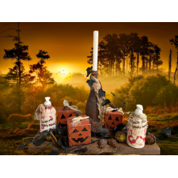 Halloween h�nds�be "Wash your bloddy hands" m. mos