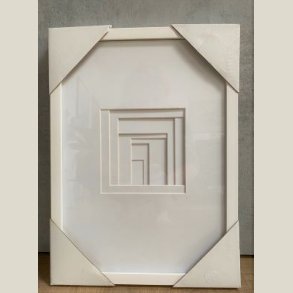 Relief Shapes Fra House Doctor - Firkanter Hvid