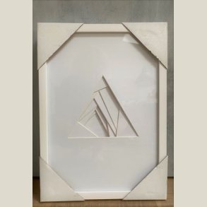 Relief Shapes Fra House Doctor - Trekanter Hvid