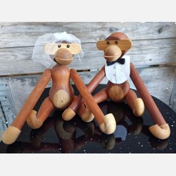 A.Tilbeh�r til Kay Bojesen abe (lille) - Brudepar