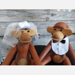 A.Tilbeh�r til Kay Bojesen abe (lille) - Brudepar