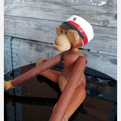 Tilbeh�r til Kay Bojesen abe (lille) - R�d Student