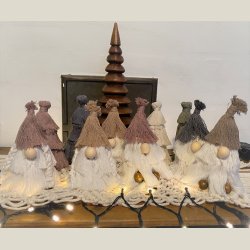 Macrame Skovnisse m. fletninger